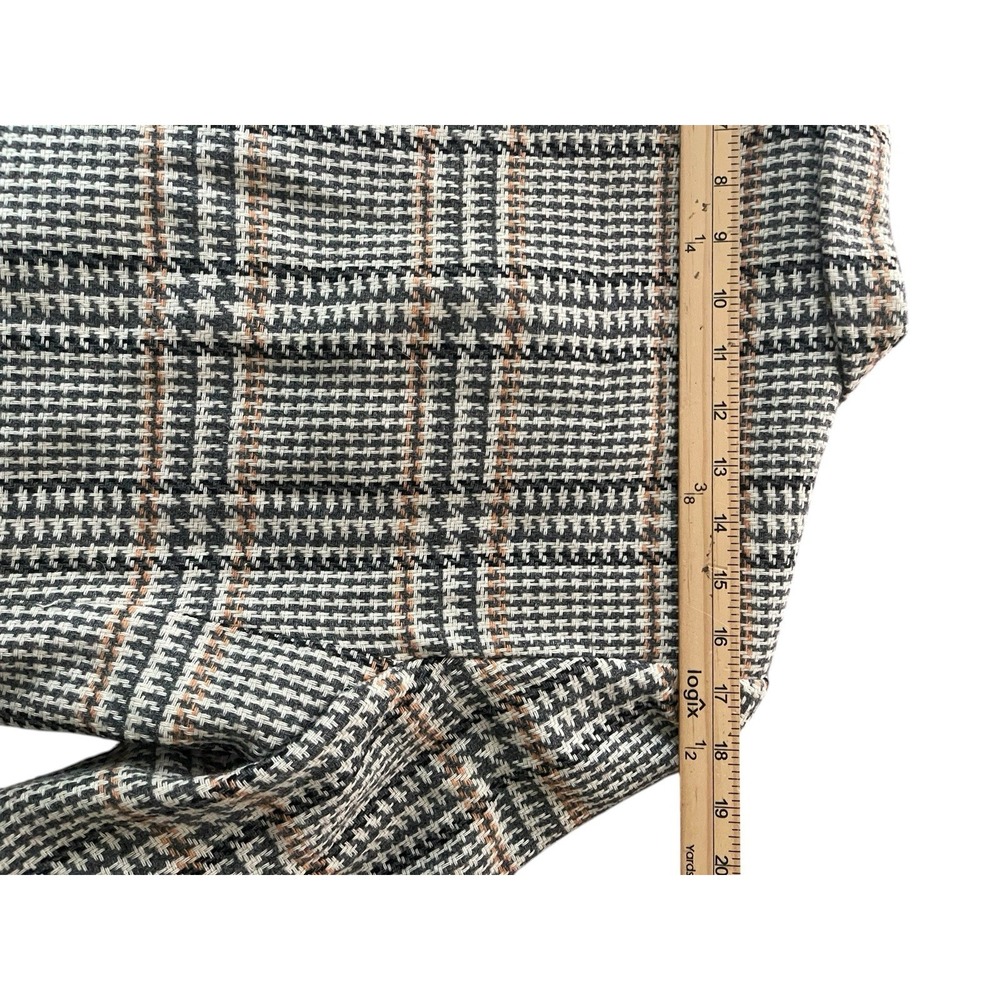 Vintage Norton McNaughton Blazer Sz 6 Wool Plaid Double Breasted Jacket - Picture 6 of 9
